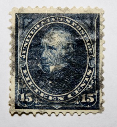 U.S. #274 - 1895 15c Clay, DL Wmrk dk blue