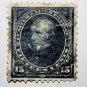 U.S. #274 - 1895 15c Clay, DL Wmrk dk blue