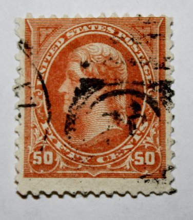 U.S. #275 - 1895 50c Jefferson, DL Wmrk