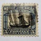 U.S. Cat. # 621 - 1925 5c Viking Ship