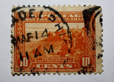U.S. Cat. # 400A -1913 10c San Francisco Bay