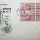 First Day of Issue - 150th. Anniversary of Louisiana Purchase- 1953