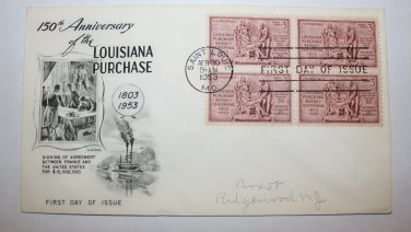 First Day of Issue - 150th. Anniversary of Louisiana Purchase- 1953