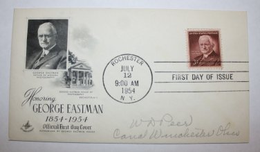 First Day of Issue - George Eastman 1954