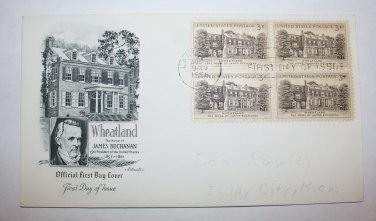 First Day of Issue - Wheatland 1956