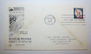 First Day of Issue - 8 cent Regular Postage 1958