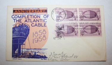 First Day of Issue - Completion of the Atlantic Cable 1958