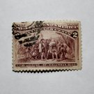 U.S. Cat. # 231 - 1893 2 cent Landing of Columbus