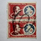 U.S. Cat. # C66 - 1963 15c 1st Internl Post Conf