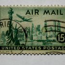 3-U.S. Cat. # C35 - 1947 15c New York Skyline