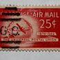 U.S. Cat. # C44 - 1949 25c Plane & Globe