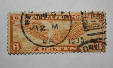 U.S. Cat. # C19 - 1934 6c Rotary Perf 10-1/2 x 11