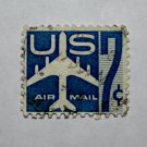 1-U.S. Cat. # C52 - 1958 7c Jet Perf 10H blue