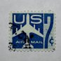 2-U.S. Cat. # C52 - 1958 7c Jet Perf 10H blue
