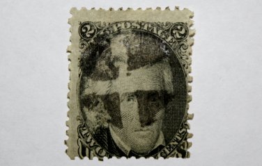U.S. Cat. # 73 - Series of 1861-66 2&Acirc;&cent; Jackson