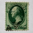 U.S. Cat. # 136 - 1870-71 3 cent Washington