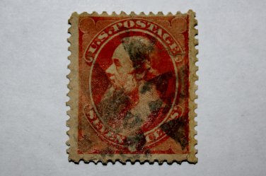 U.S. Cat. # 149 - 1871 7c Stanton, vermilion
