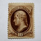 U.S. Cat. # 150 - 1870 10c Jefferson, brown