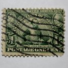 U.S. Cat. # 328 - 1907 1c Capt John Smith, green