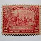 U.S. Cat. # 329 -1907 2c Founding of Jamestown