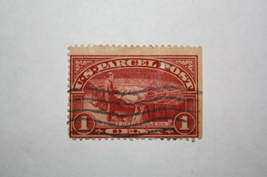 U.S. Cat. # Q1 -1912-13 1c Parcel Post Stamp