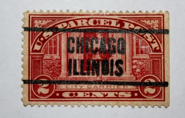 U.S. Cat. # Q2 -1913 2c Parcel Post Stamp