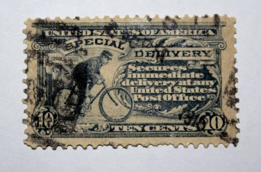 U.S. Cat. # E11 -1917 10&Acirc;&cent; Bicycle Messenger