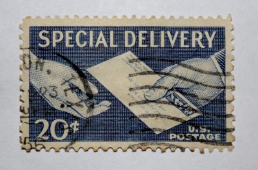 U.S. Cat. # E20 -1954 Special Delivery 20c
