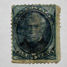 2-U.S. Cat. # 179 - 1875 5c Zachary Taylor, blue