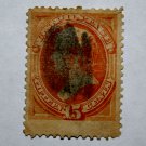 U.S. Cat. # 189 - 1879 15c Webster, red orange