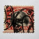 U.S. Cat. # 547 - 1920 $2 Franklin, carmine black