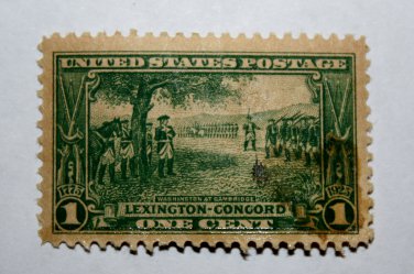 U.S. Cat. # 617 -1925 1c Washington at Cambridge
