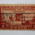 U.S. Cat. # 649 -1928 2c Wright Airplane