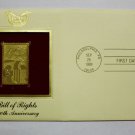 First Day of Issue - 1989 Bill of Rights Anniversary Commerative