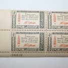 U.S. #1141 - Plate Block - 1960 4c American Credo - T. Jefferson