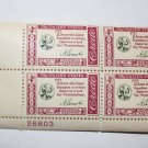 U.S. #1143 - Plate Block - 1960 4c American Credo - A. Lincoln