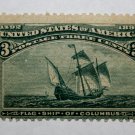 U.S. Cat. # 232 - 1893 3c Flagship of Columbus