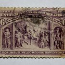 2-U.S. # 235 - 1893 6c Columbus at Barcelona