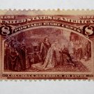 U.S. # 236 - 1893 8c Restored to Favor