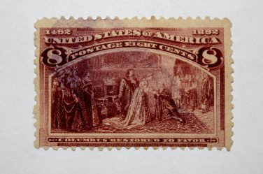 U.S. # 236 - 1893 8c Restored to Favor