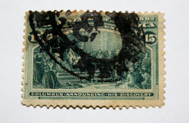 U.S. Cat. # 238 - 1893 15c Announcing Discovery