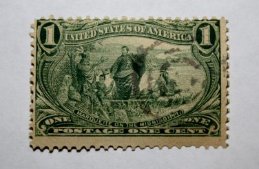 U.S. Cat. # 285 - 1898 1c Trans-Ms Marquette