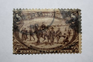 2-U.S. # 289 - 1898 8c Troops Guarding Train
