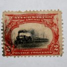 U.S. Cat. # 295 - 1901 2c Fast Express,carmine & black