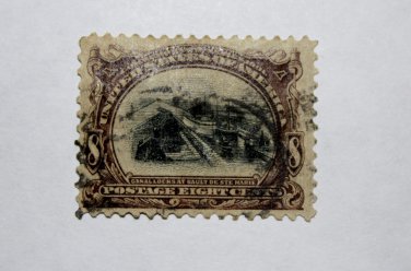 U.S. Cat. # 298 - 1901 8c Canal Sault Ste Marie