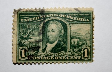 U.S. # 323 - 1904 1c Robert R. Livingston