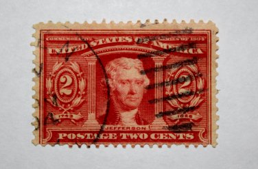 U.S. # 324 - 1904 2c Thomas Jefferson