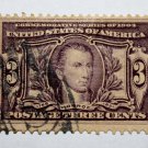 3- U.S. # 325 - 1904 3¢ Monroe Louisiana Purchase Commemorative