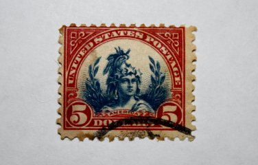 2-U.S. Cat. # 573 - 1920 5c Signing of the Compact