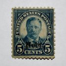 U.S. Cat. # 674 - 1929 T Roosevelt 5c deep blue